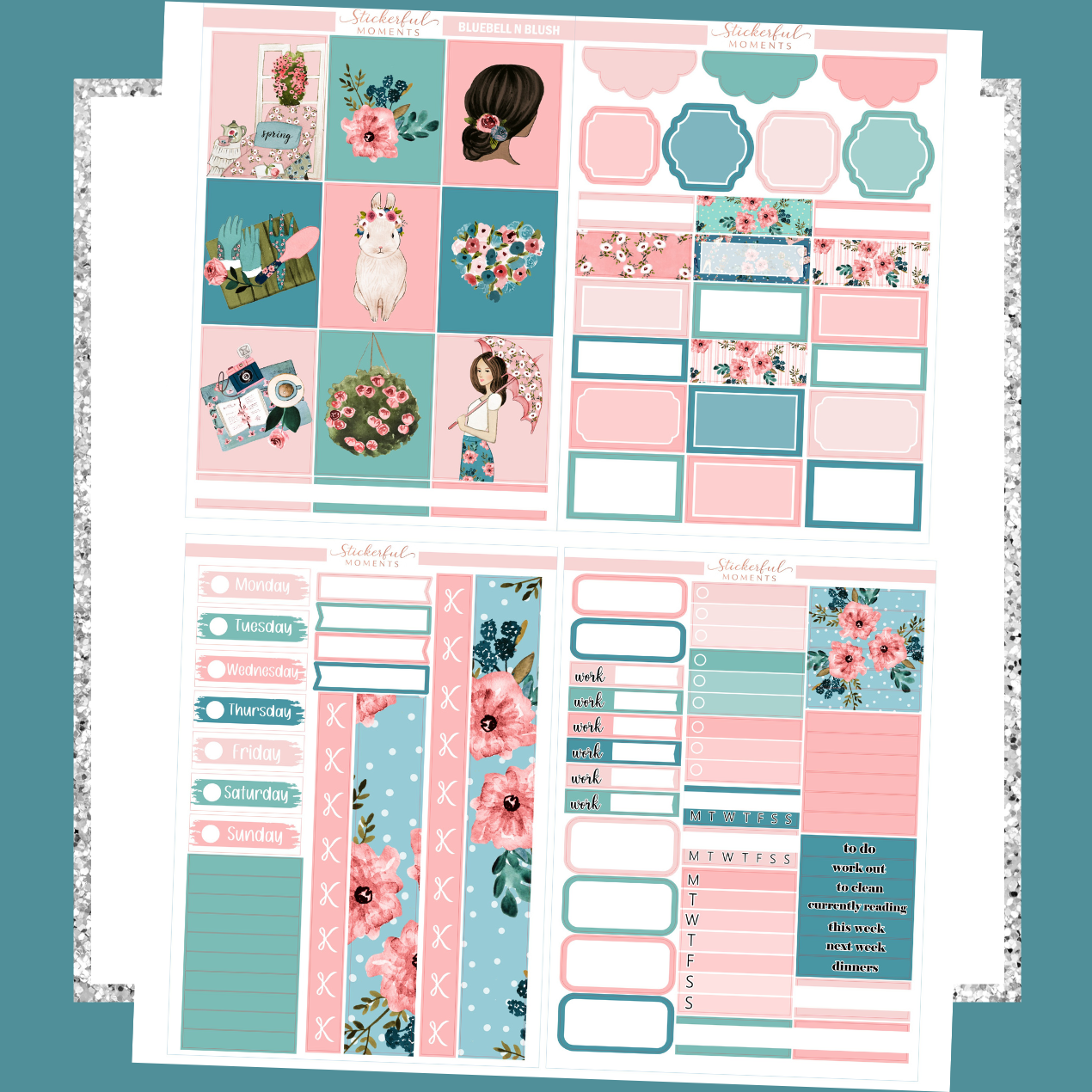 Bluebell n blush/Luxe kit