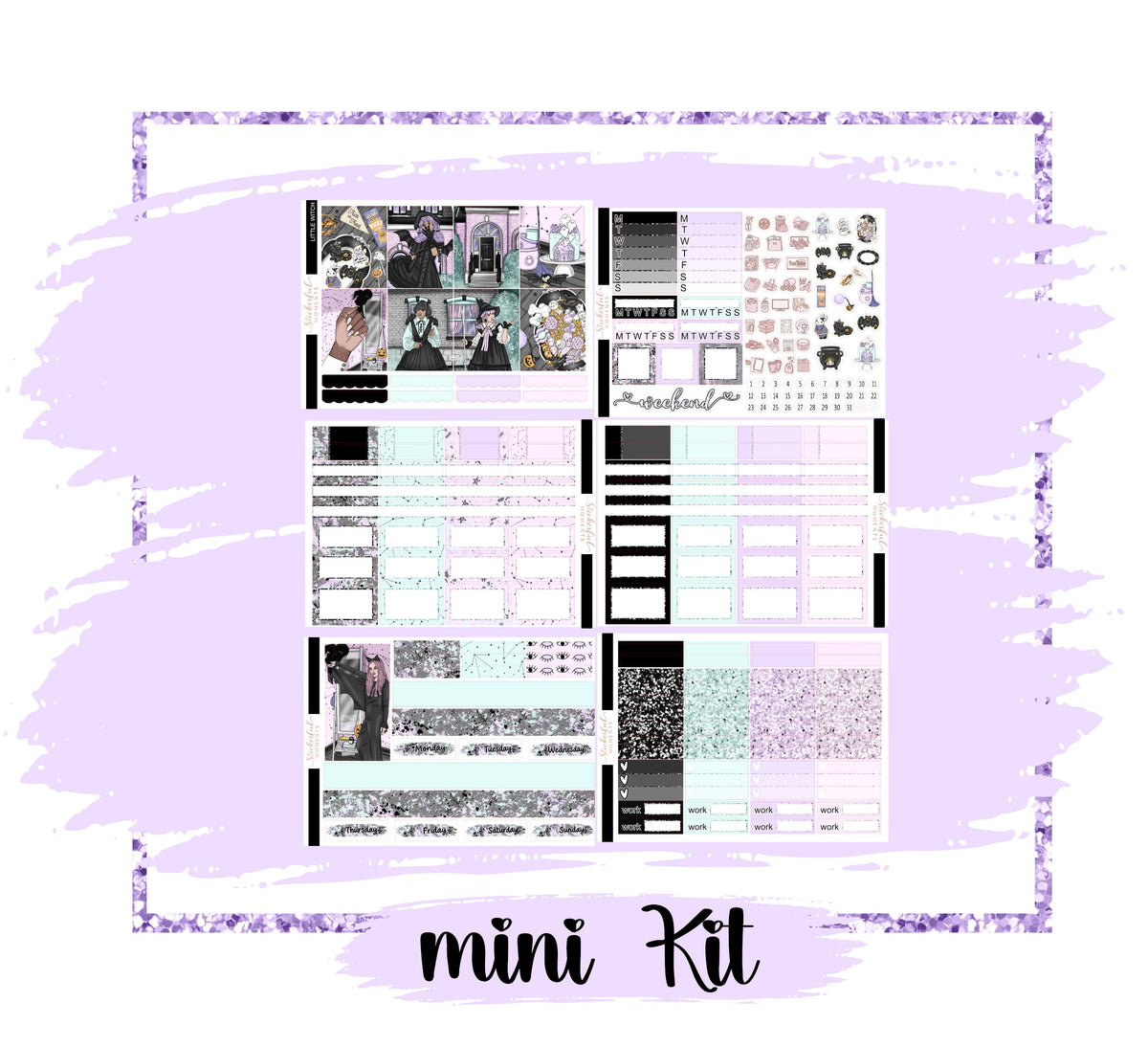 Little witch-Vertical Weekly Kit