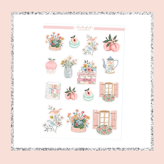 Pretty in peach/Deco sheet