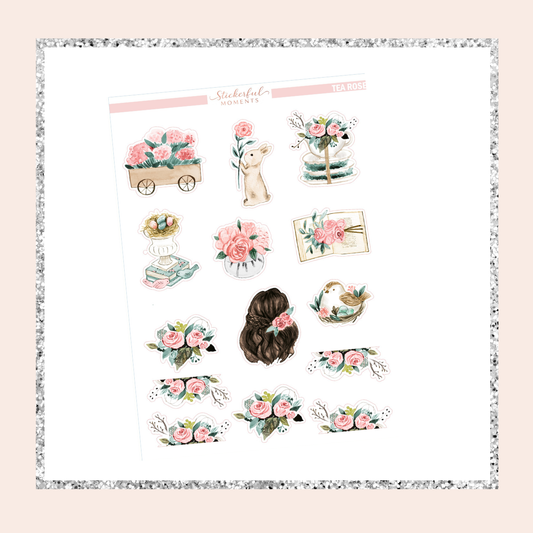 Tea rose /Deco sheet