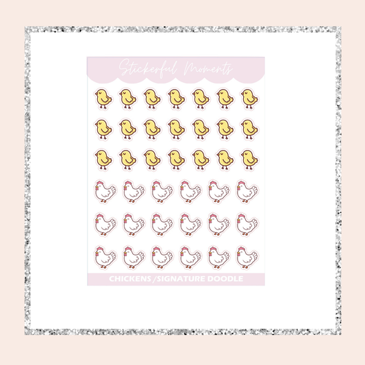 Chicken doodles