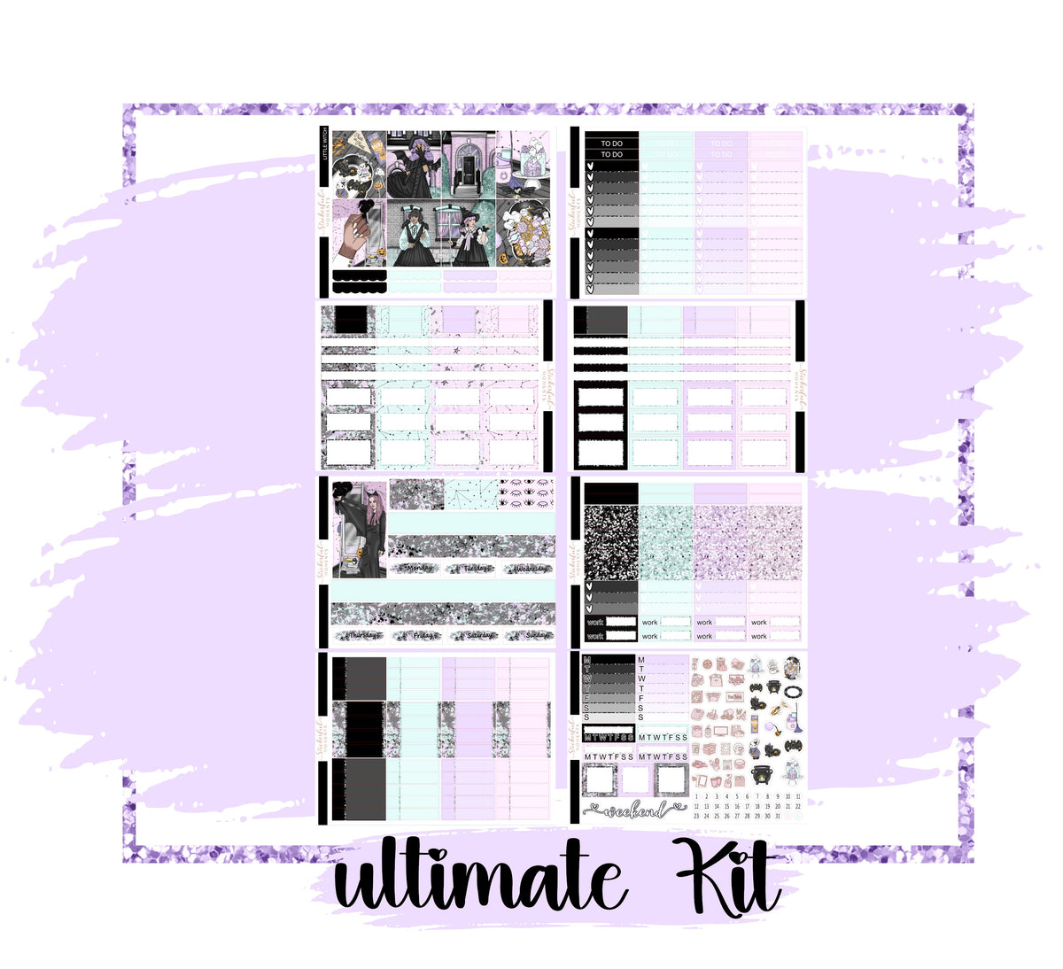 Little witch-Vertical Weekly Kit